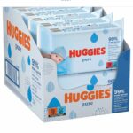 HUGGIES PURE WATER 56 BY 12(Natural pure water wipes,)