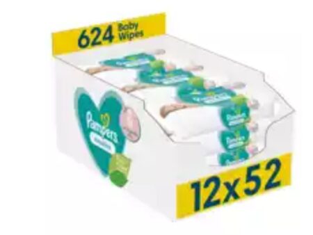 PAMPERS SENSITIVE WIPES 12×52