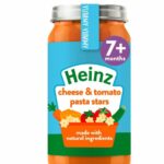 HEINZ CHEESE & TOMATOES PASTA STARS 200 gram (7m+)