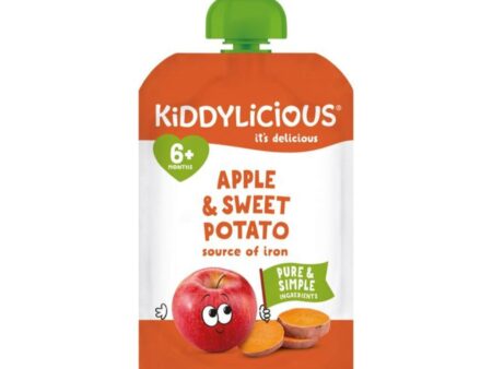 Kiddylicious Apple & sweet potato 100g 6m+