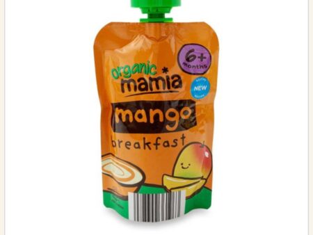 Organic Mamia Mango Breakfast baby food for infants 6 months and older