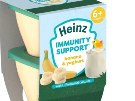 Heinz Immunity Support Banana & Yogurt baby food for 6 months and older