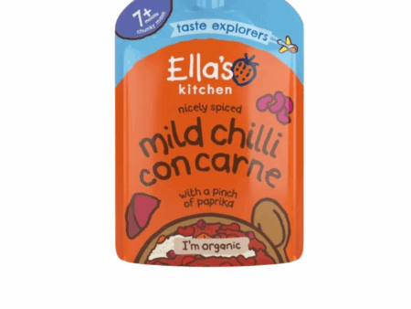 Ella’s Kitchen Mild Chilli Con Carne baby food with paprika for 7 months and older