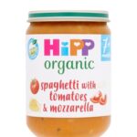 HIPP ORGANIC SPAGHETTI WITH TOMATOES & MOZZARELLA BABY FOOD JAR 7+ MONTHS 190g