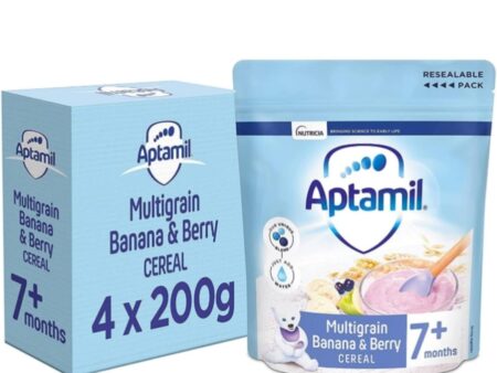 APTAMIL BANANA AND BERRY MULTIGRAIN BUNDLE (200g×5) 7M+