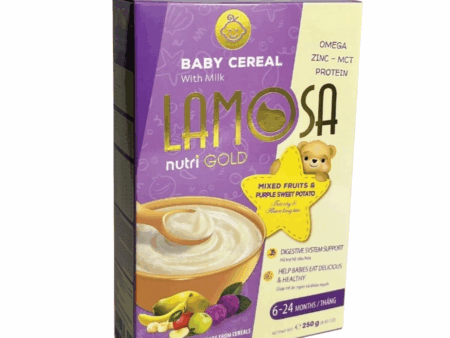 LAMOSA MIXED FRUITS & PURPLE SWEET POTATO CEREAL (200g)