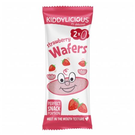 KIDDYLICIOUS MINI STRAWBERRY WAFERS 6M+