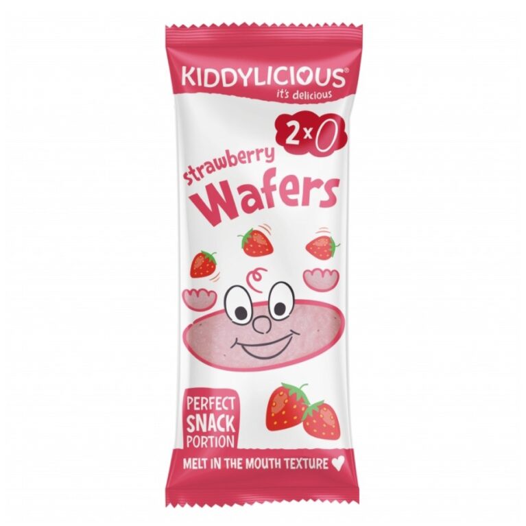 KIDDYLICIOUS MINI STRAWBERRY WAFERS 6M+