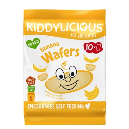 KIDDILYLICIOUS BANANA WAFERS MAXI (6M+)