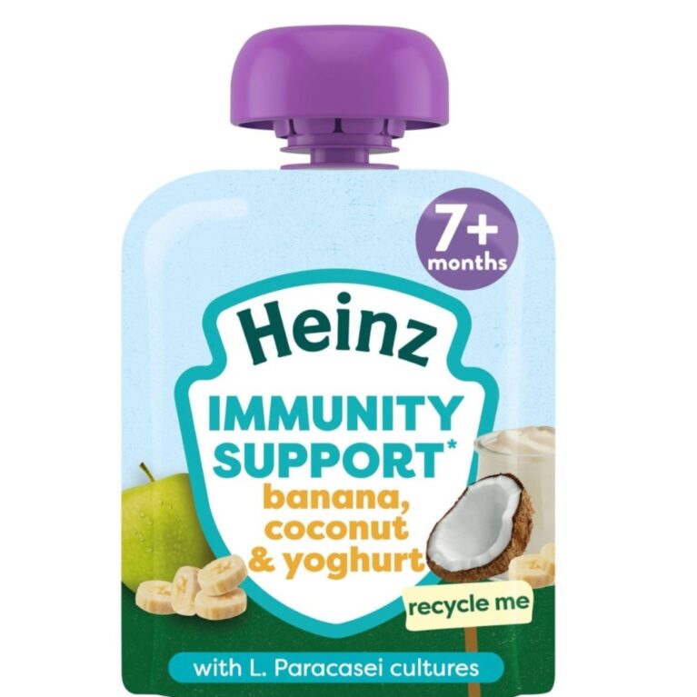 HEINZ IMMUNITY SUPPORT BANANA COCONUT YOGORT 7M+