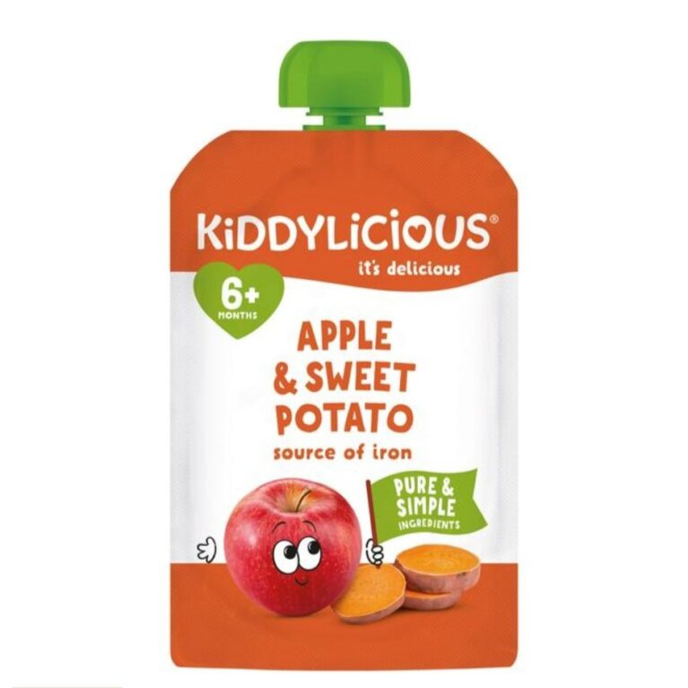 Kiddylicious Apple & sweet potato 100g 6m+