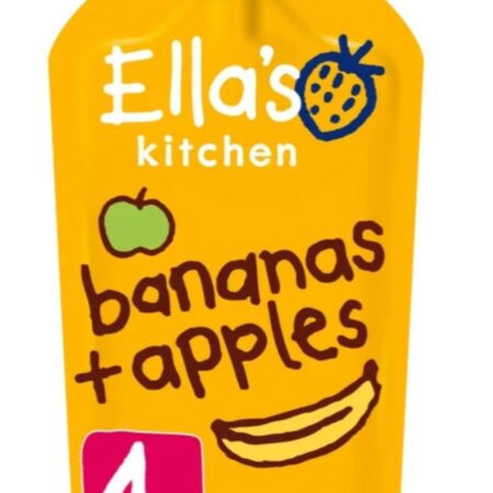 ELLAS KITCHEN BANANA & APPLE 4M+