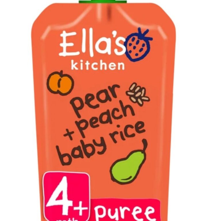 ELLAS KITCHEN PEAR APPLE & BABYRICE 4M+