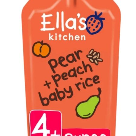 ELLAS PEAR+ PEACH BABY RICE 4M+