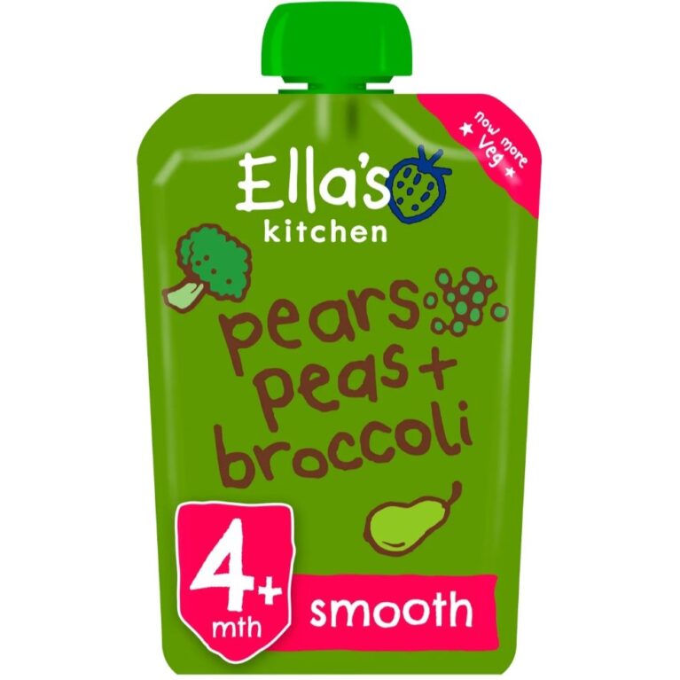 ELLAS KITCHEN PEARS PEAS +BROCCOLI 4M+