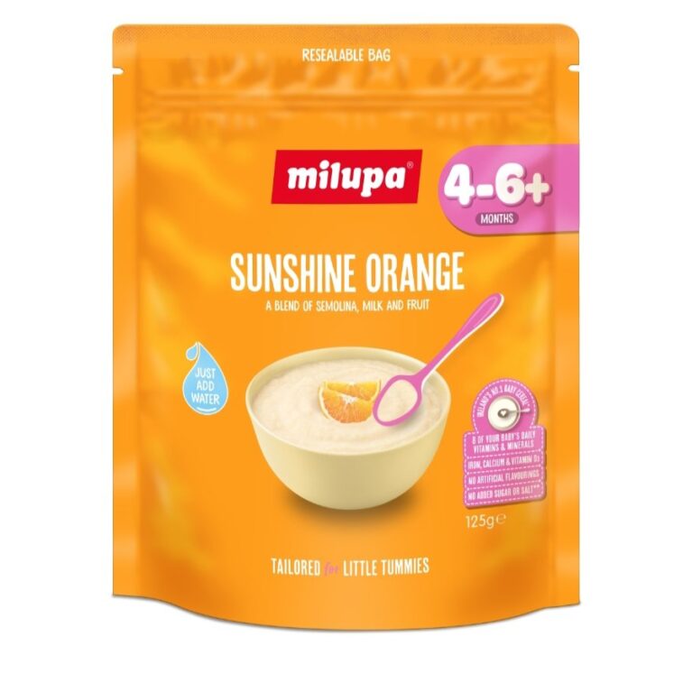 MILUPA CEREAL 2 FLAVOURS (125×5) 4-6MONTHS