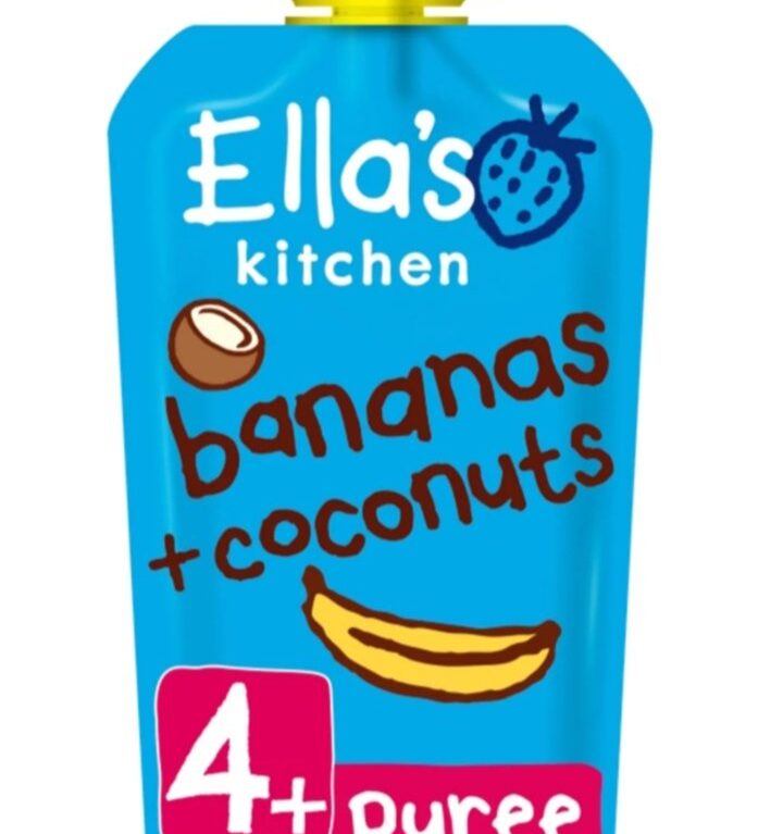 ELLAS KITCHEN BANANA + COCONUT 4M+