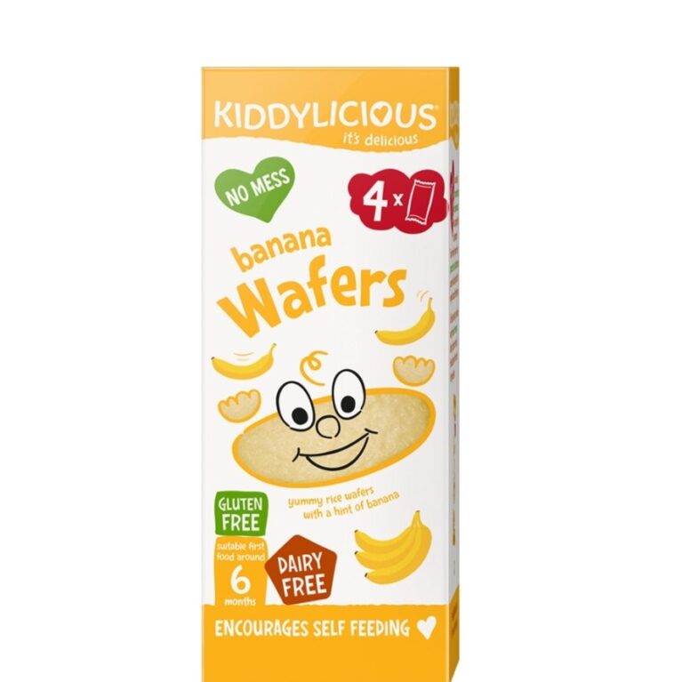 KIDDILICIOUS BANANA WAFERS MINI (6M+)