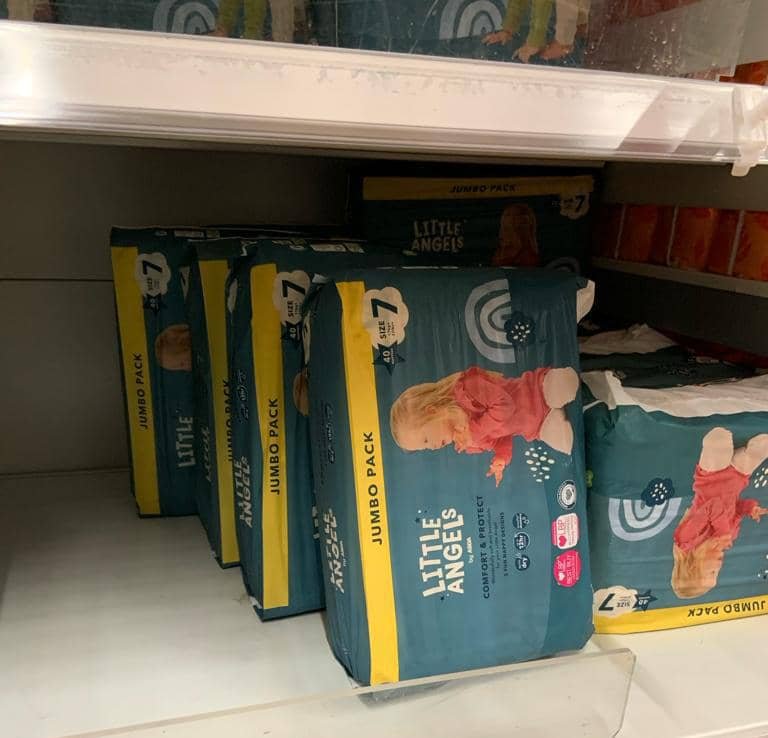 ASDA LITTLE ANGEL NAPPY 7