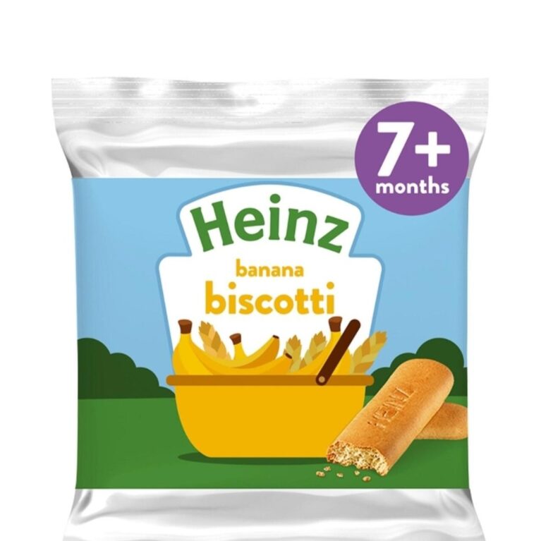 HEINZ BANANA BISCOTTI BaYby FOOD SNACKS 7+ MONTHS