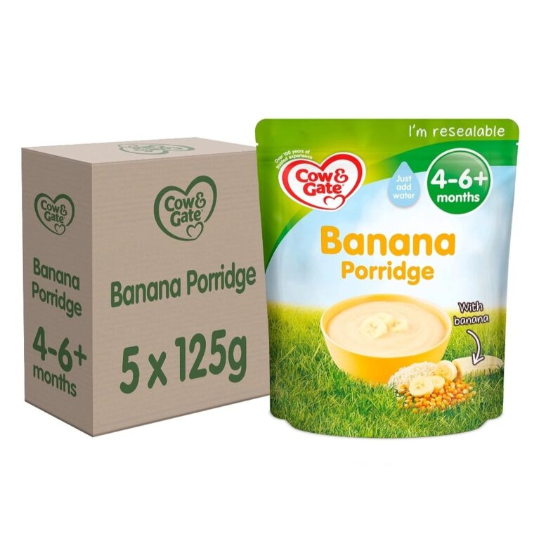 COW &GATE BANANA PORRIDGE BUNDLE 4-6MONTHS (125g) (1×5)