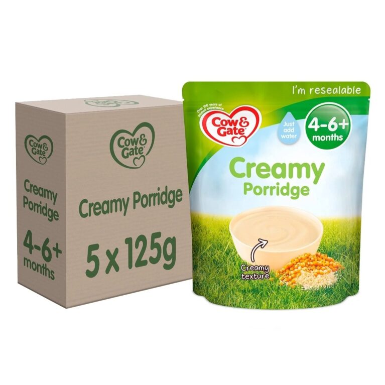 COW &GATE CREAMY PORRIDGE BUNDLE 4-6MONTHS (125g) (1×5)
