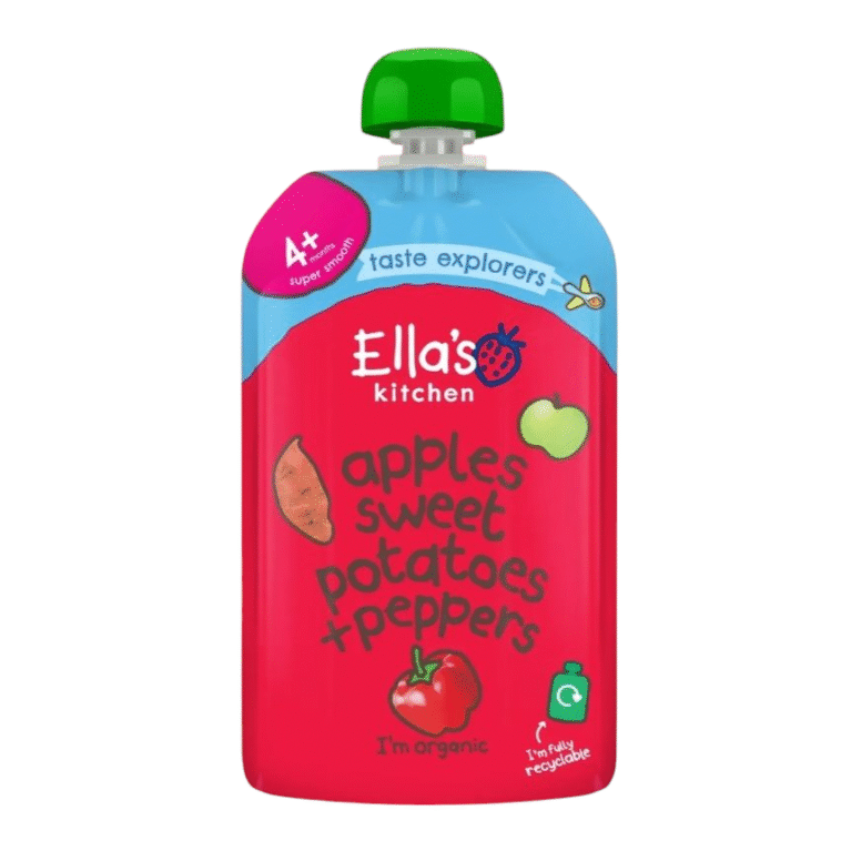 ELLAS KITCHEN APPLES SWEET POTATO+ PEPPERS 4M+ 120 g