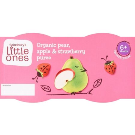 SAINSBURY'S LITTLE ONES ORGANIC PEAR APPLE &