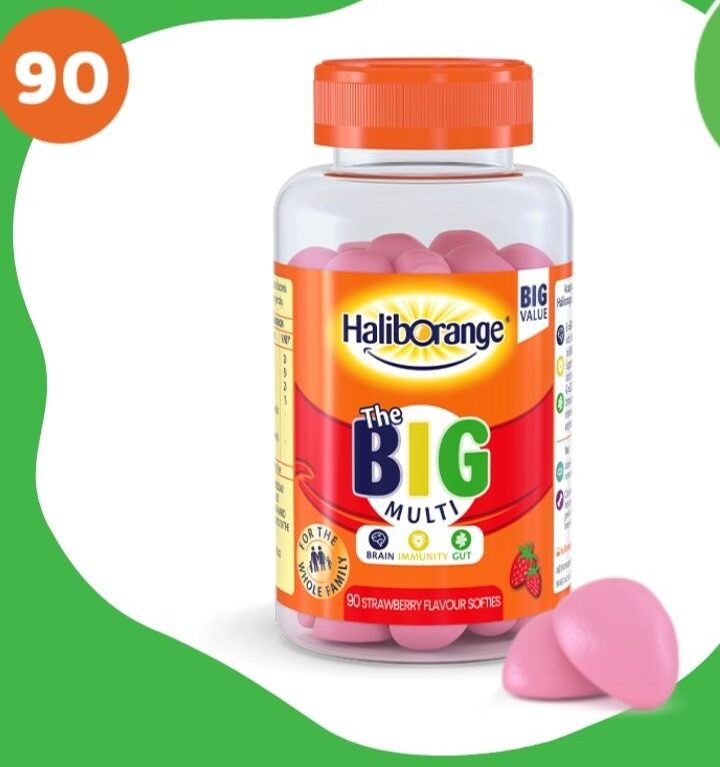 HALIBORANGE BIG BIG MULTI (90SOFTIES) 3yrs +BRAIN +IMMUNITY+GUT
