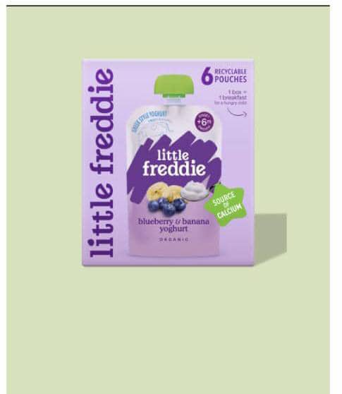 LITTLE FREEDIE BLUEBERRY AND BANANA YOGURTS (6 IN A PACK)