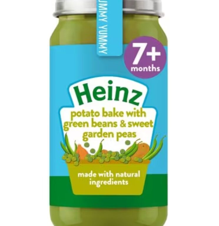 HEINZ PASTA BAKE WITH GREEN BEANS &SWEET GARDEN PEAS 200gram (7m+)