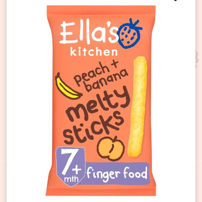 ELLA'S MELTY STICKS (peach& banana) 7m+