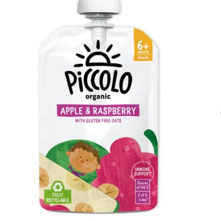PICCOLO ORGANIC APPLE & RASPBERRY (6M+)