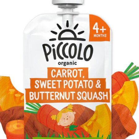 PICCOLO CARROT SWEET POTATO & BUTTERNUT SQUASH(4M+)
