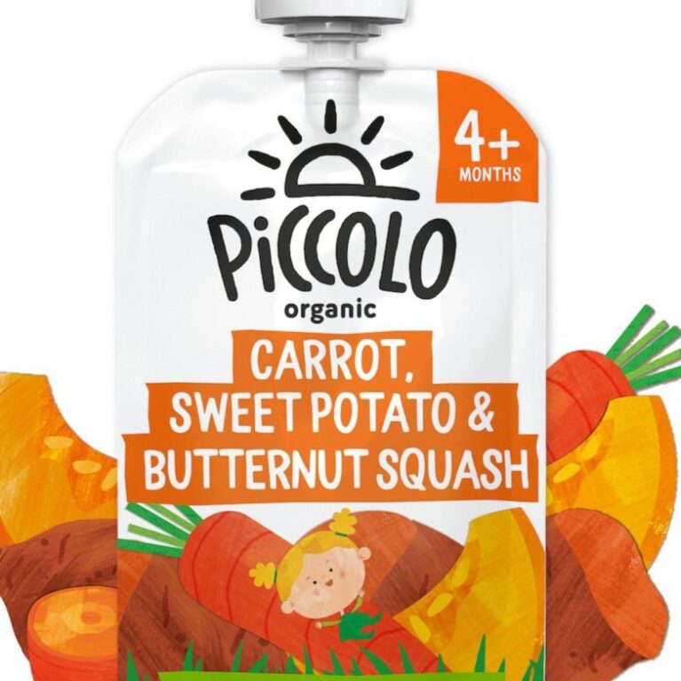 PICCOLO CARROT SWEET POTATO & BUTTERNUT SQUASH(4M+)