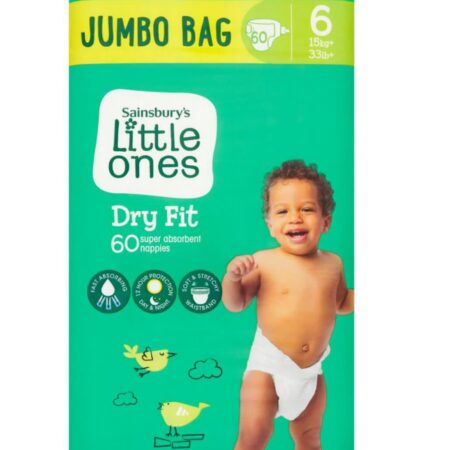 LITTLE ONES NAPPY  6(1×60) DRY COMFORT 15kg+
