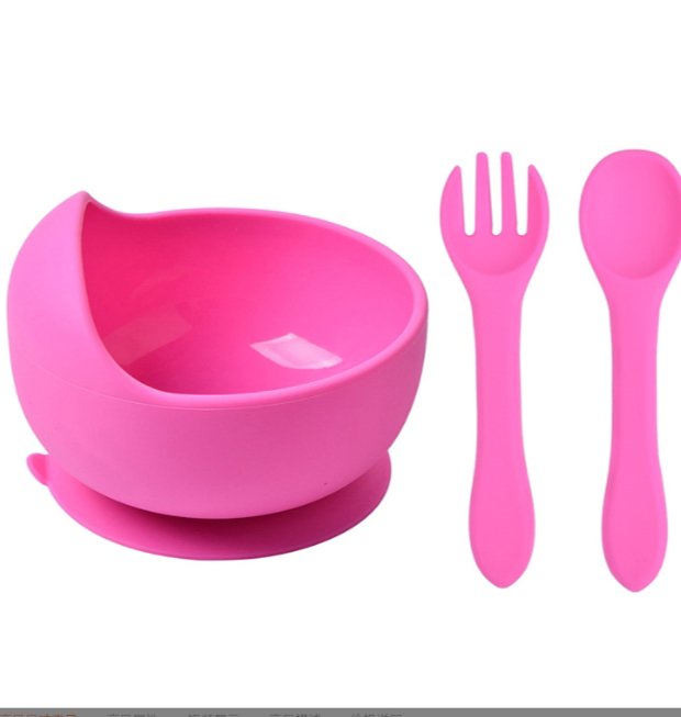 BABY FEEDING BOWL, SPOON