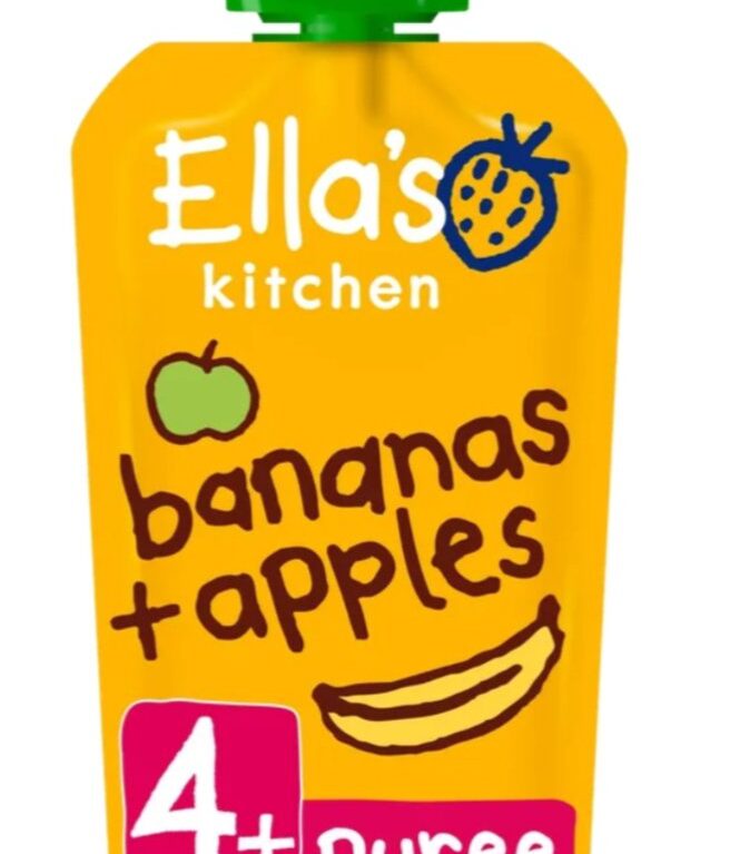 ELLAS KITCHEN BANANA & APPLE 4M+