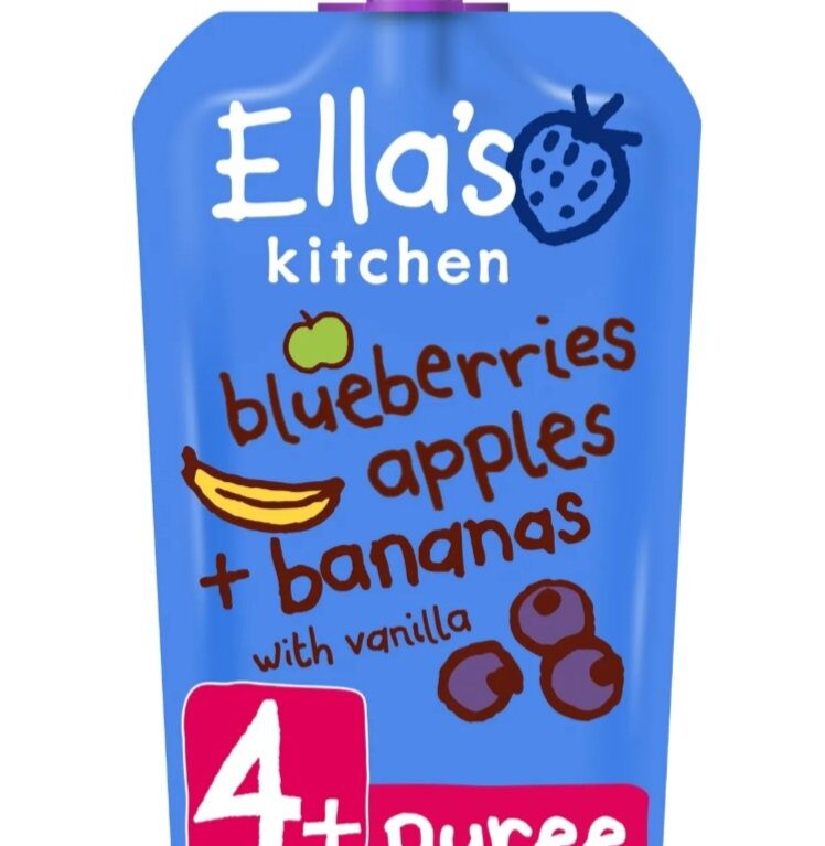 ELLAS KITCHEN BLUEBERRIES, APPLE+ BANANAS (VANILA)