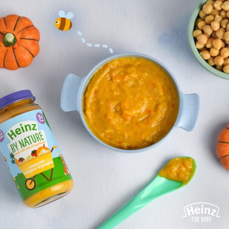 HEINZ MEAL RISOTTO WITH CHICKPEA & PUMPKIN 7M+
