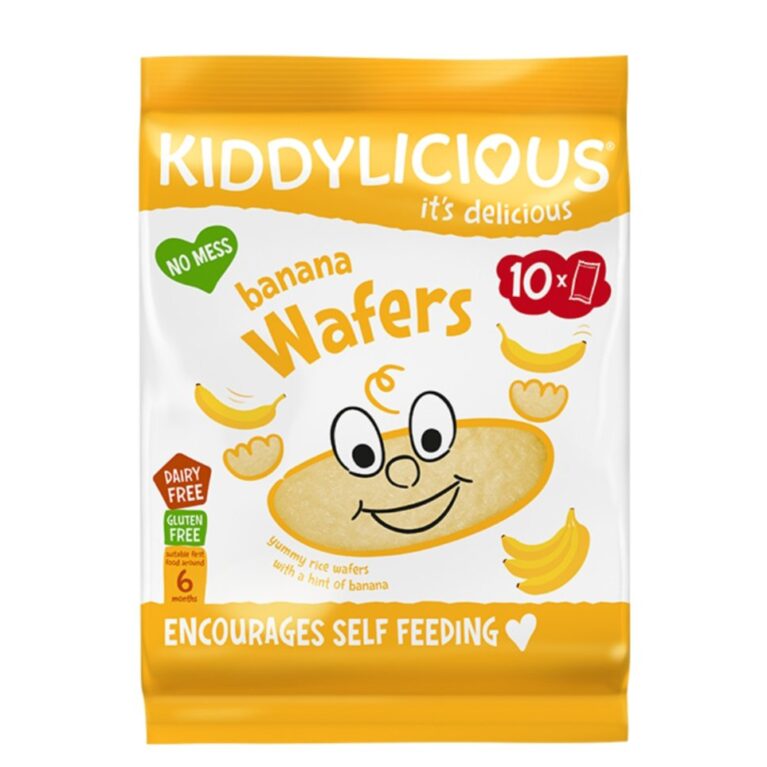 KIDDILYLICIOUS BANANA WAFERS MAXI (6M+)