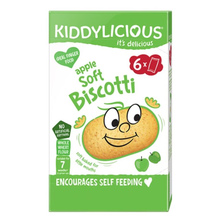 KIDDILYLICIOUS APPLE SOFT BISCOTTI (7M+)