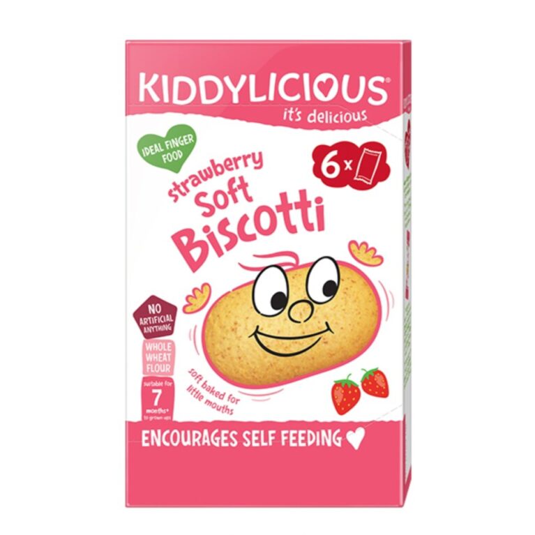 KIDDILYLICIOUS STRAWBERRY SOFT BISCOTTI (7M+)