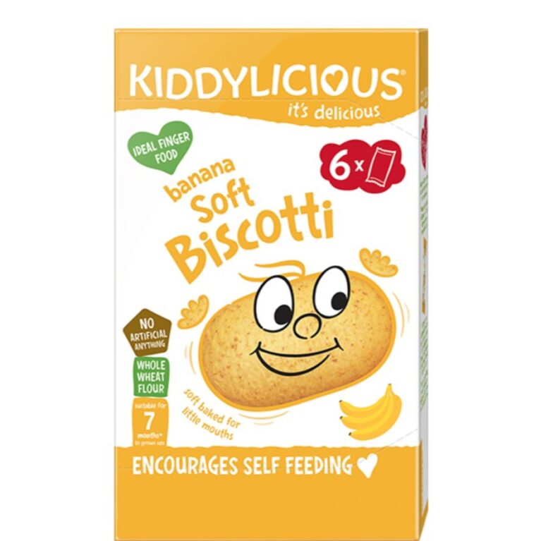 KIDDYLICIOUS BANANA SOFT BISCOTTI (7M+)