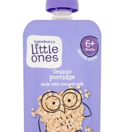 SAINSBURY'S LITTLE ONES PORRIDGE MADE WITH COCONUT MILK 6M+