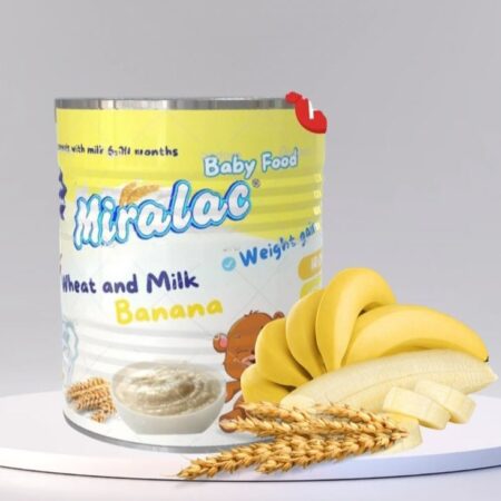 MIRALAC WHEAT MILK & BANANA (400 GRAM)