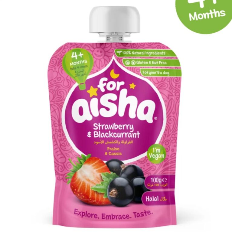 FOR AISHA STRAWBERRY & BLACKCURRANT (4M+)