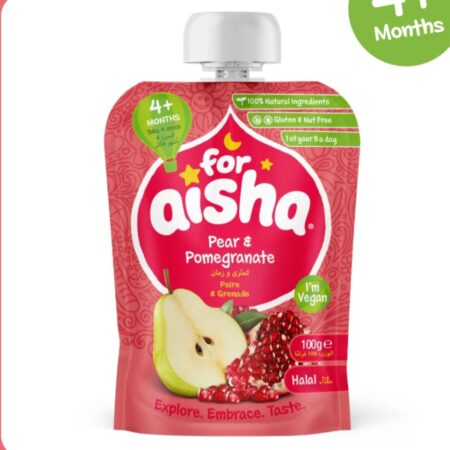 FOR AISHA PEAR & POMEGRANATE (4M+)100g