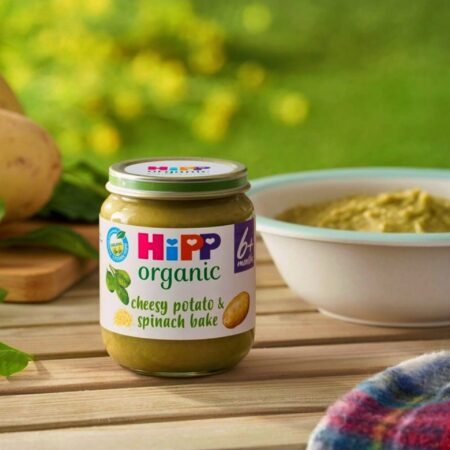 HIPP ORGANIC CHEESY POTATOES AND SPINACH BAKE(6M+)