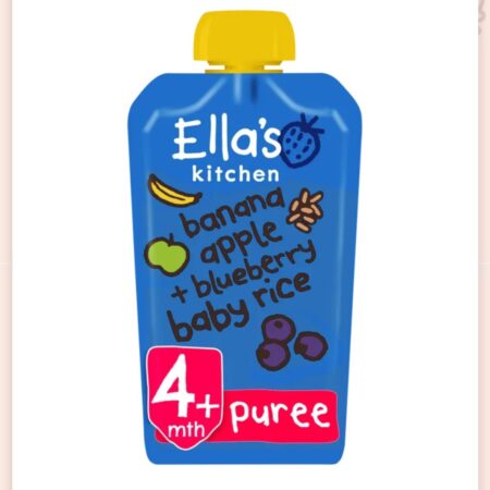 ELLAS KITCHEN BANANA APPLE + BLUEBERRY BABY RICE (4M+)